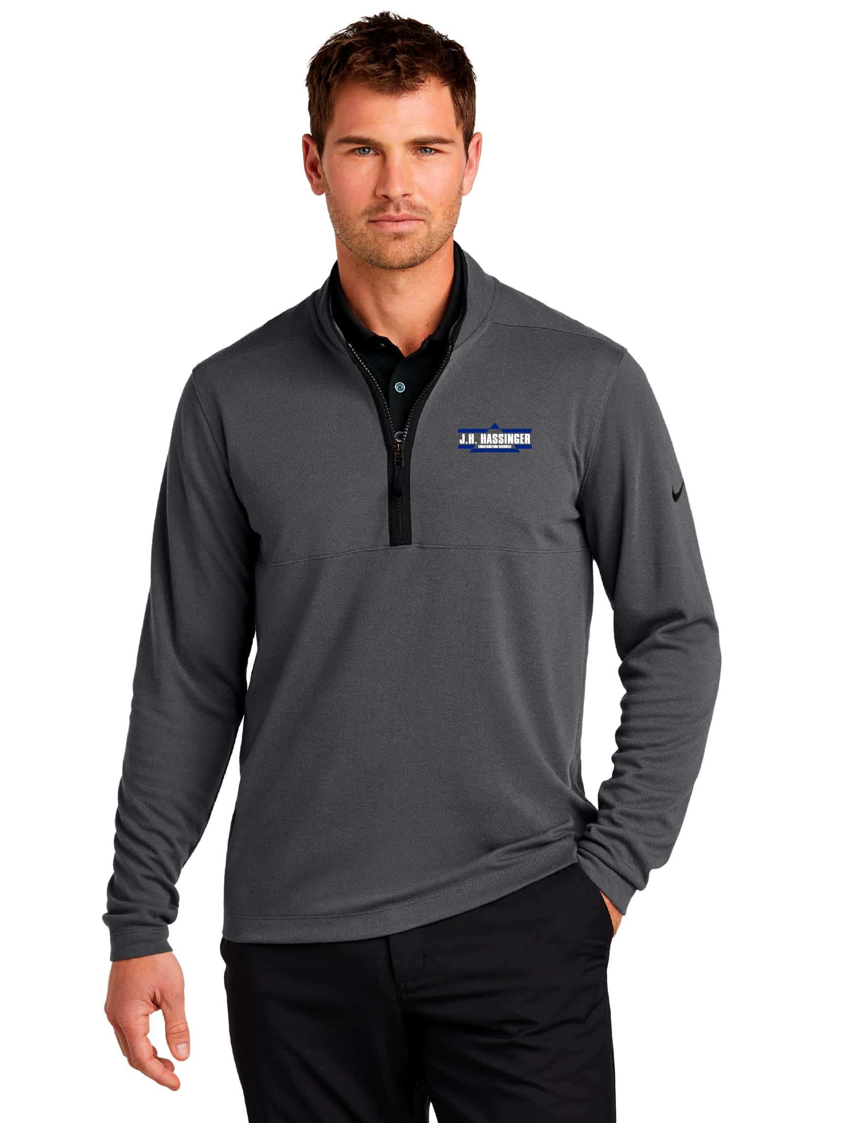 Nike Textured 1/2-Zip Cover-Up