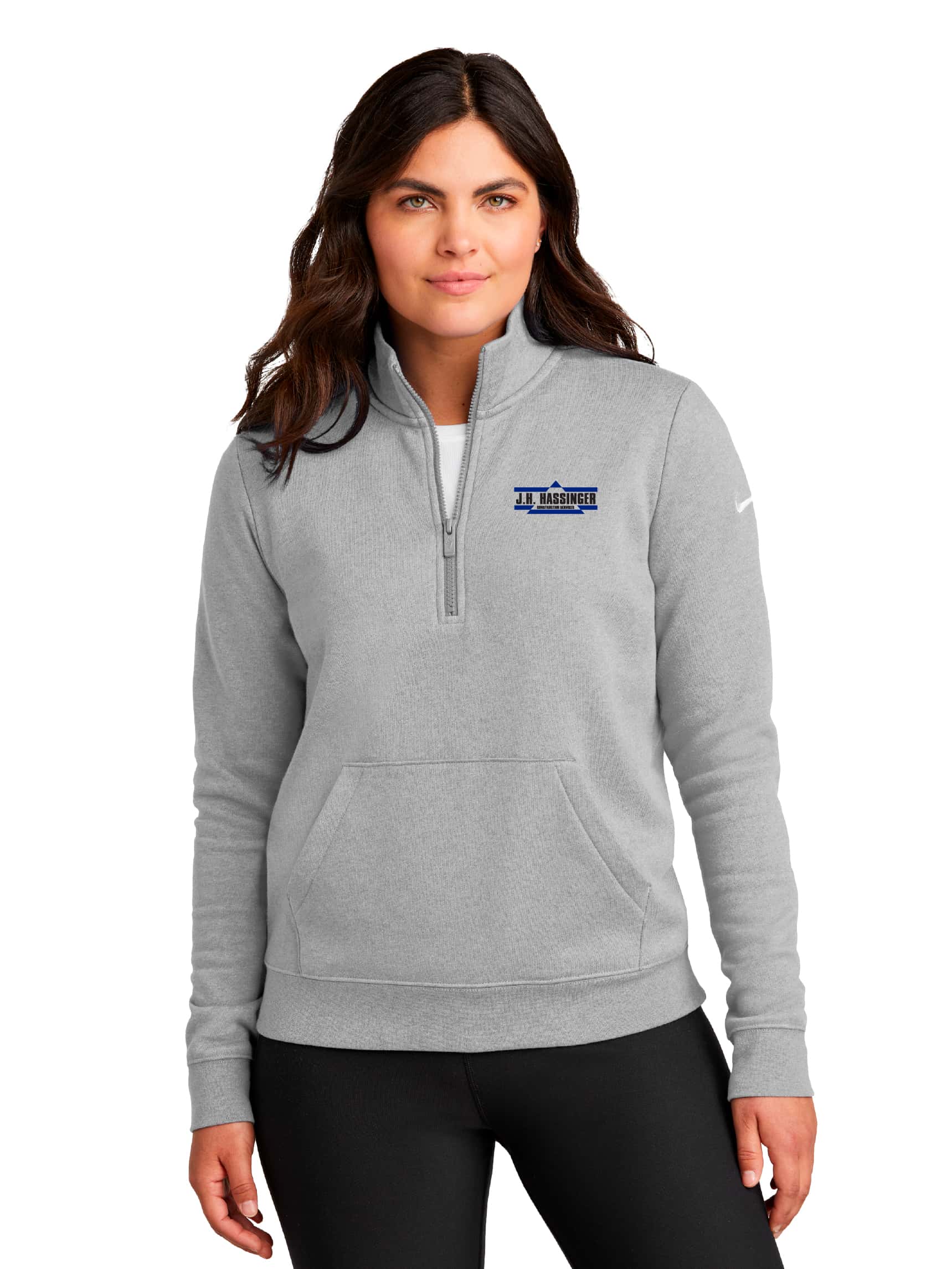 Nike Women's Club Fleece Sleeve Swoosh 1/2-Zip